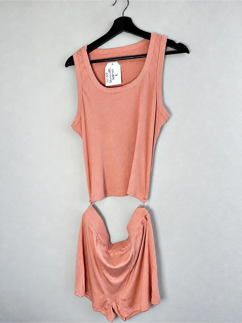 Soft Lounge Short Sleep Set Pink Tank & Shorts